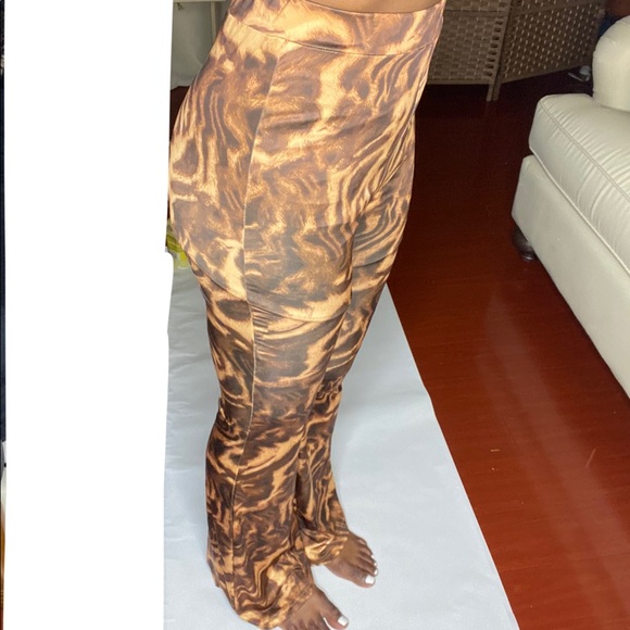 SHEIN Pants - Printed Bell Bottoms